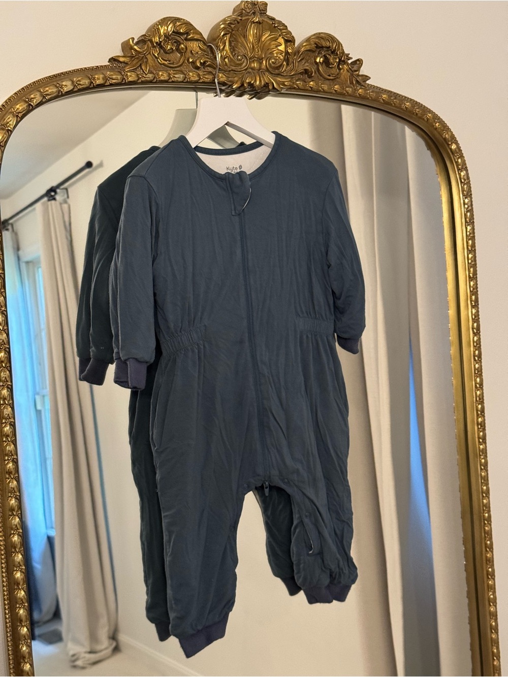 Kyte Baby Cozy Playsuit in Atlantic Size M